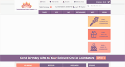 Desktop Screenshot of coimbatoregiftsflowers.com